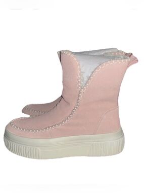 NWT J/SLIDES ELY Pink Suede Boot